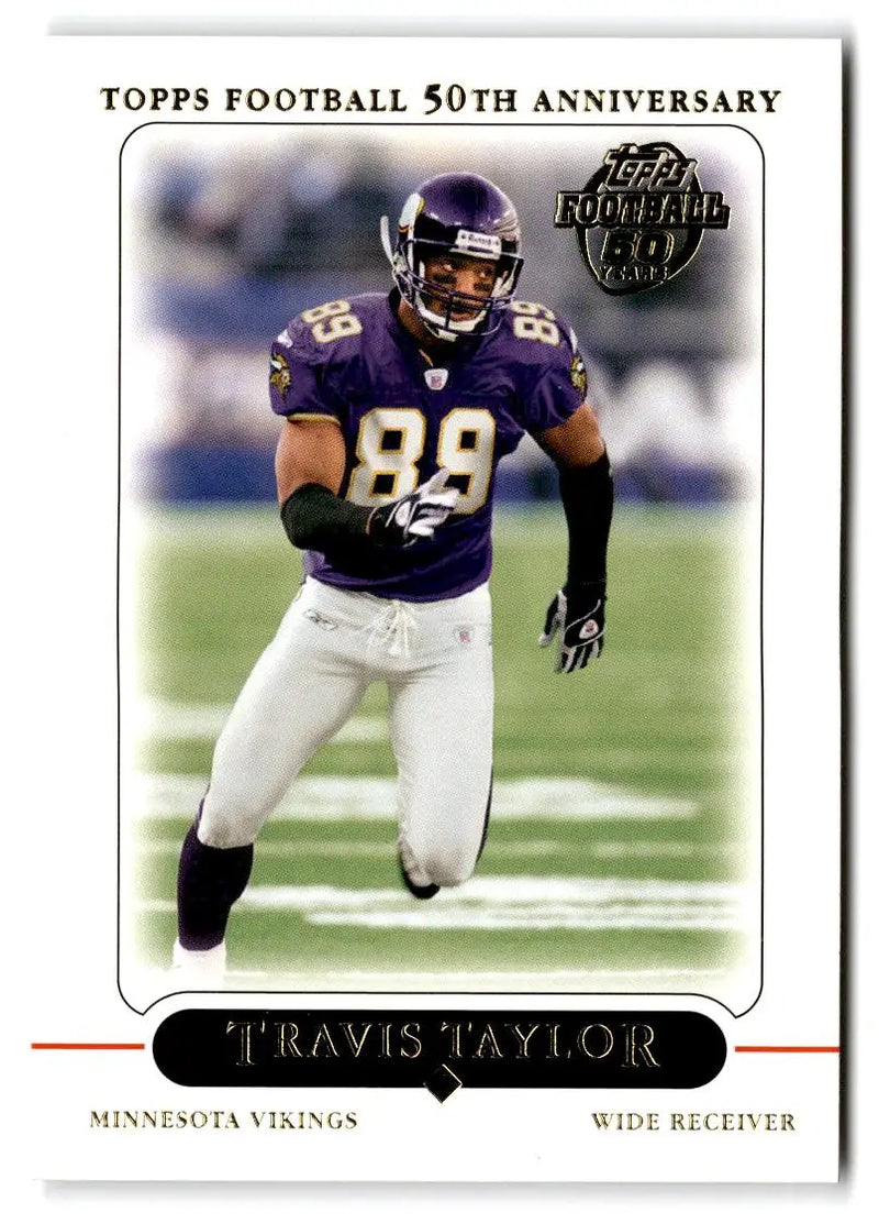 2005 Topps #44 Travis Taylor - Football Card Single
