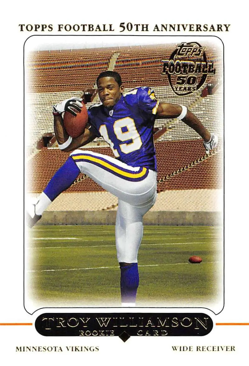 2005 Topps #440 Troy Williamson NM-MT RC Rookie Minnesota Vikings Football Card - Football Card Single