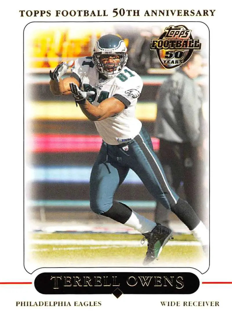 2005 Topps #48 Terrell Owens NM-MT Philadelphia Eagles Football Card - Football Card Single