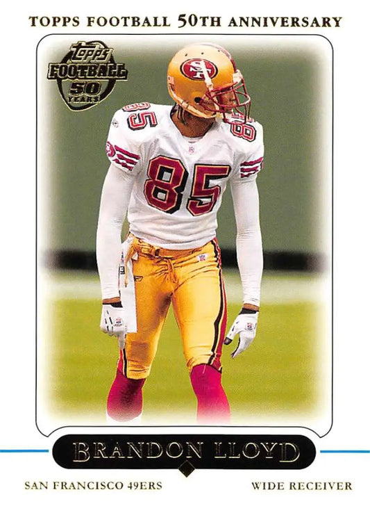 2005 Topps #51 Brandon Lloyd NM-MT San Francisco 49ers Football Card - Football Card Single