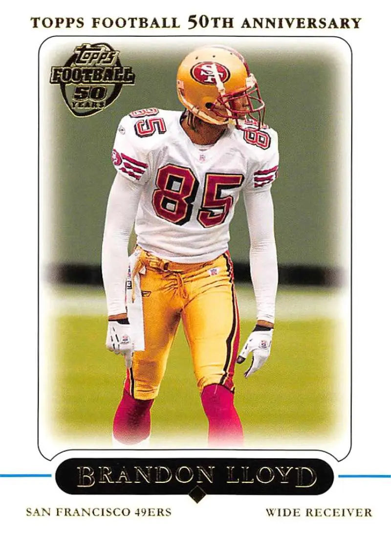 2005 Topps #51 Brandon Lloyd NM-MT San Francisco 49ers Football Card - Football Card Single
