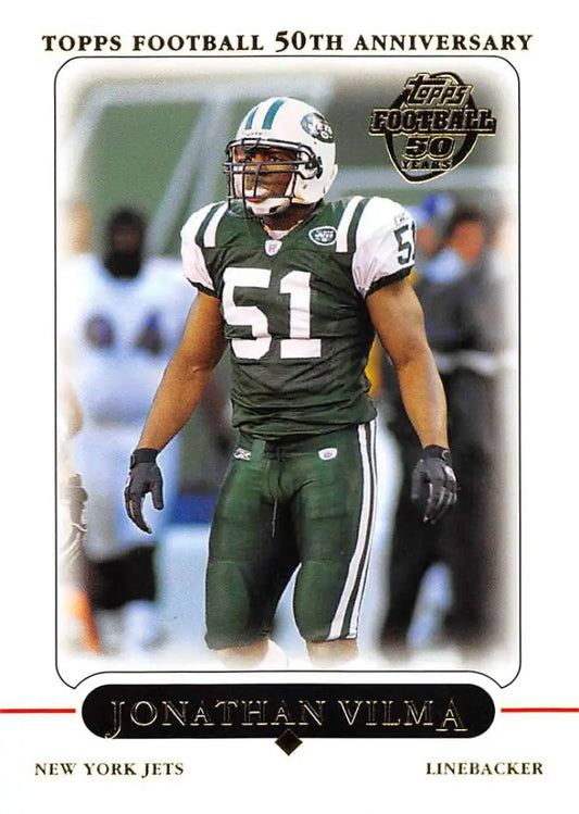 2005 Topps #53 Jonathan Vilma NM-MT New York Jets Football Card - Football Card Single
