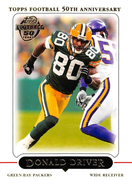 2005 Topps #58 Donald Driver NM-MT Green Bay Packers Football Card - Football Card Single