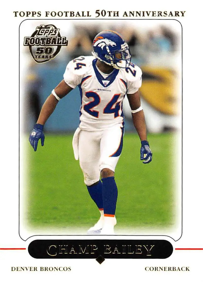 2005 Topps #60 Champ Bailey NM-MT Denver Broncos Football Card - Football Card Single