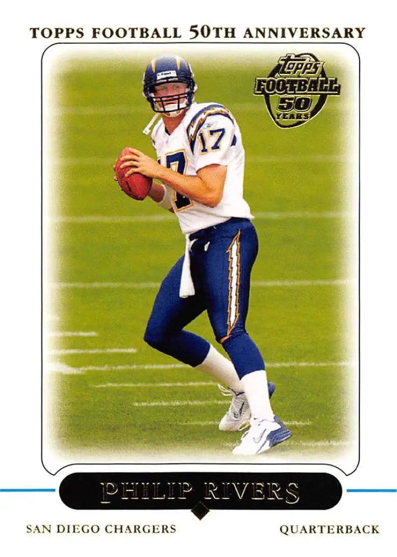 2005 Topps #64 Philip Rivers NM-MT San Diego Chargers Football Card - Football Card Single