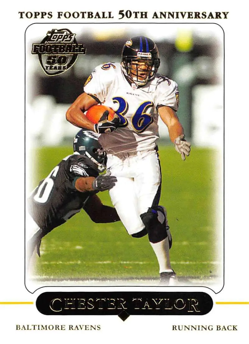 2005 Topps #67 Chester Taylor NM-MT Baltimore Ravens Football Card - Football Card Single