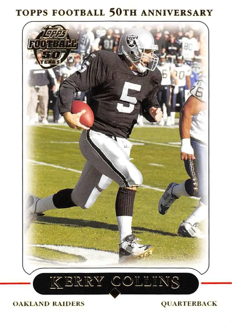 2005 Topps #72 Kerry Collins NM-MT Oakland Raiders Football Card - Football Card Single