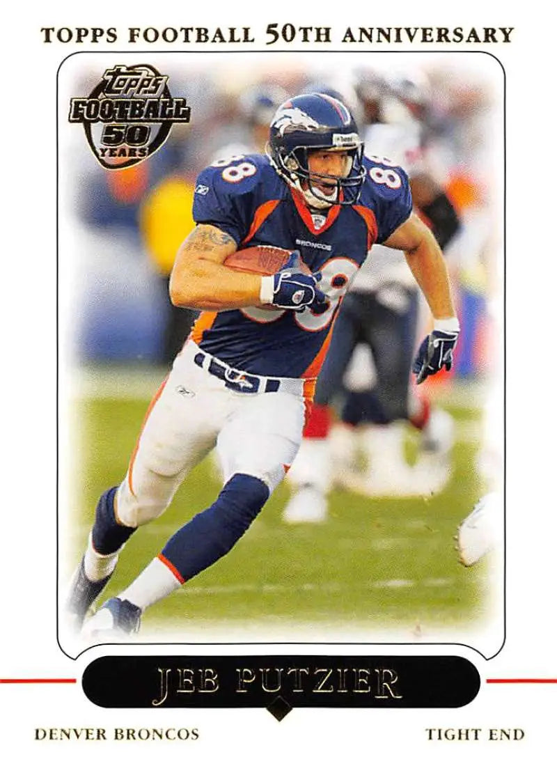 2005 Topps #73 Jeb Putzier NM-MT Denver Broncos Football Card - Football Card Single