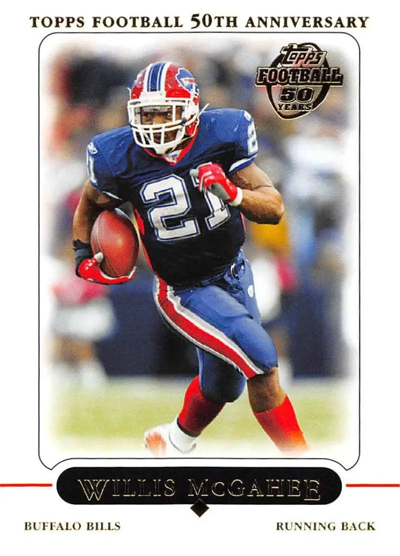 2005 Topps #8 Willis McGahee NM-MT Buffalo Bills Football Card - Football Card Single