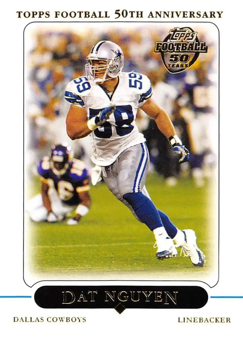 2005 Topps #80 Dat Nguyen NM-MT Dallas Cowboys Football Card - Football Card Single