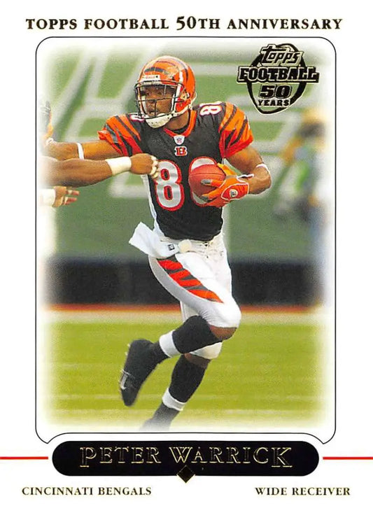 2005 Topps #82 Peter Warrick NM-MT Cincinnati Bengals Football Card - Football Card Single