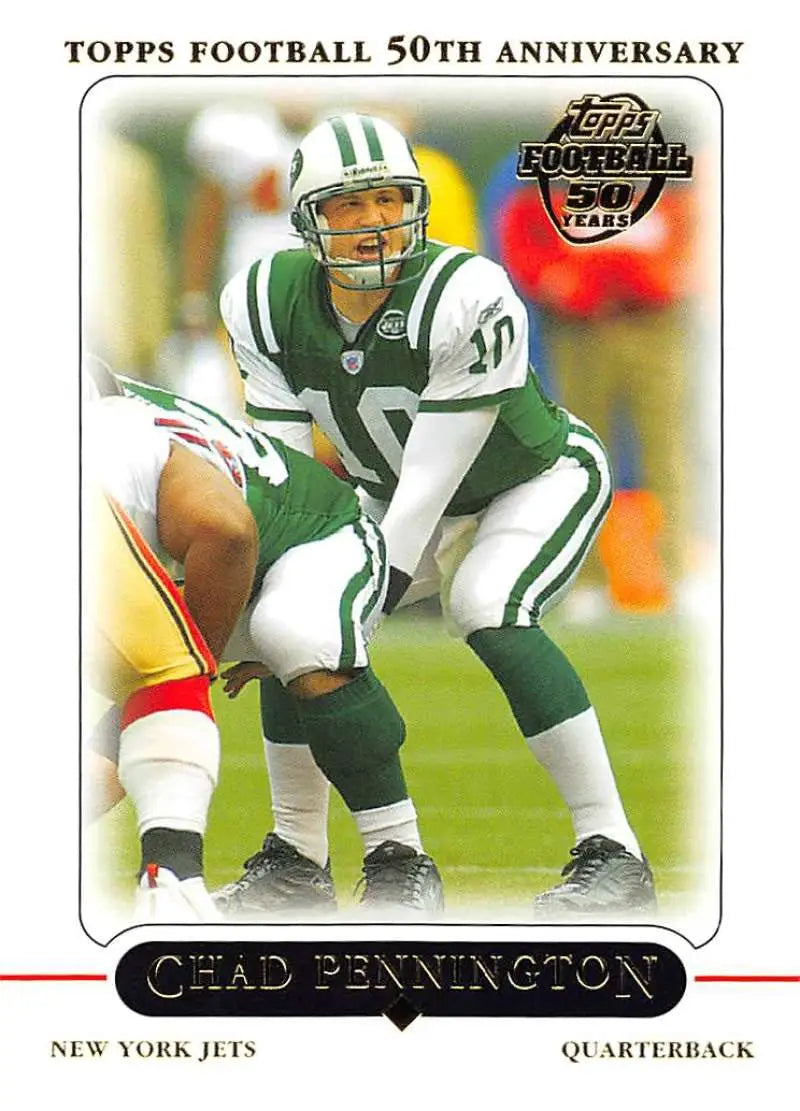 2005 Topps #91 Chad Pennington NM-MT New York Jets Football Card - Football Card Single
