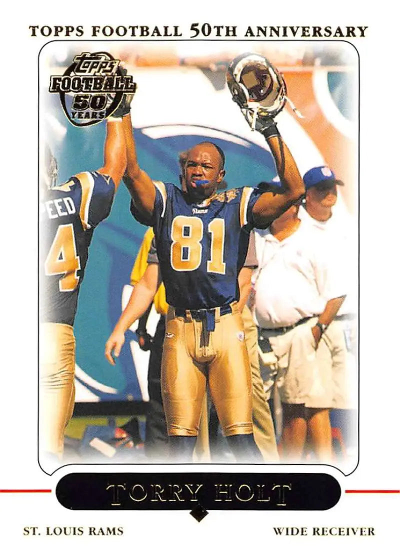 2005 Topps #95 Torry Holt NM-MT St. Louis Rams Football Card - Football Card Single
