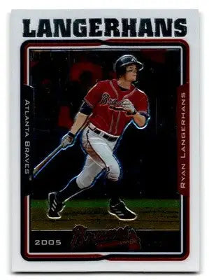 2005 Topps Chrome Updates & Highlights Ryan Langerhans #UH35 Braves - Baseball Card Single