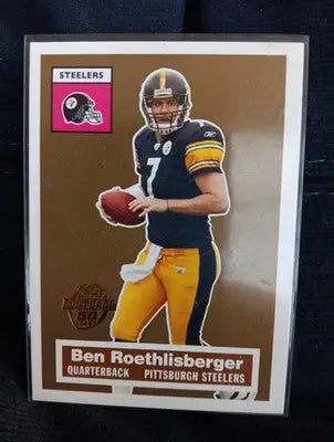 2005 Topps Football - 50 YEARS #11. Ben Roethlisberger. Steelers. NRMT+ - Football Card Single