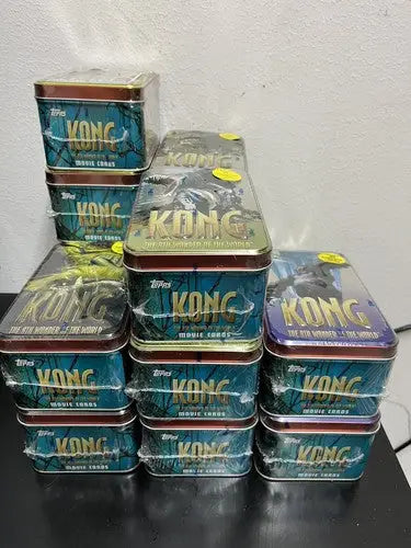 2005 Topps King Kong 8th Wonder of the World Trading Card Tin Sealed (1 Per) - Entertainment Card Box