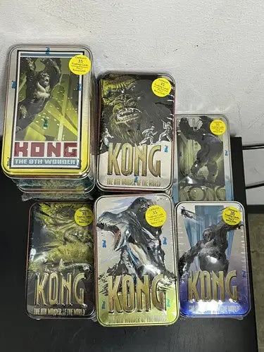 2005 Topps King Kong 8th Wonder of the World Trading Card Tin Sealed (1 Per) - Entertainment Card Box