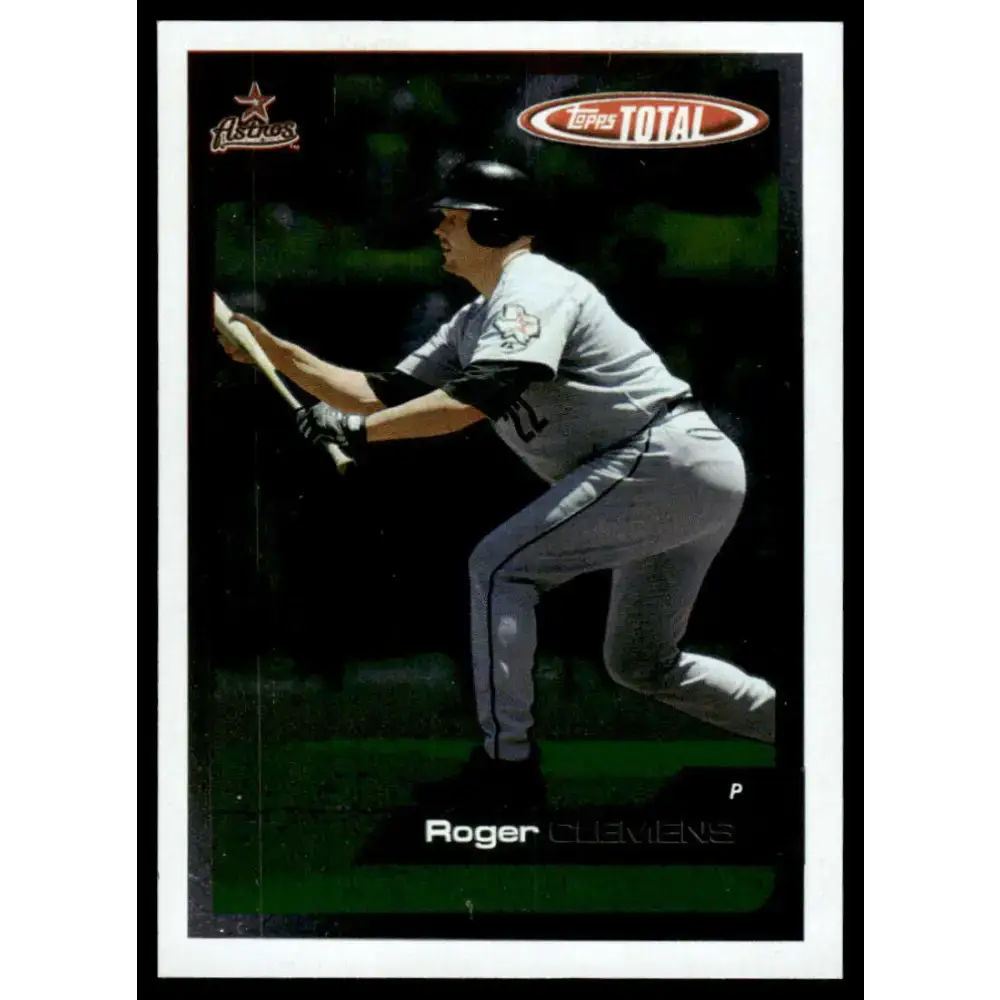 2005 Topps Total #230 Roger Clemens EX/NM Houston Astros Baseball Card - Baseball Card Single