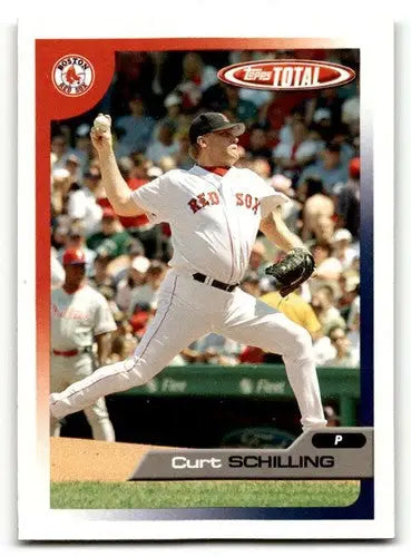 2005 Topps Total #570 Curt Schilling Boston Red Sox Baseball Cards E ID:63512 - Baseball Card Single