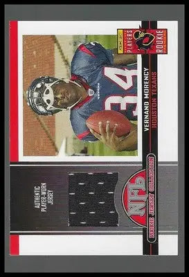 2005 Topps Total Rookie Jersey Collection #6 Vernand Morency - Football Card Single