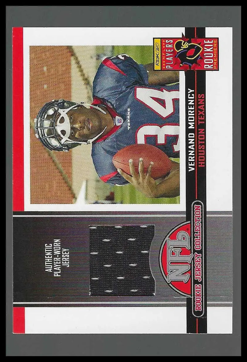 2005 Topps Total Rookie Jersey Collection #6 Vernand Morency
