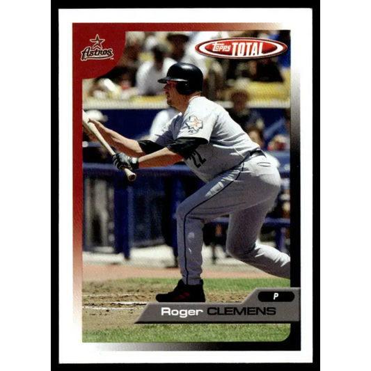 2005 Topps Total #TTC12 Roger Clemens EX/NM Houston Astros Baseball Card - Baseball Card Single