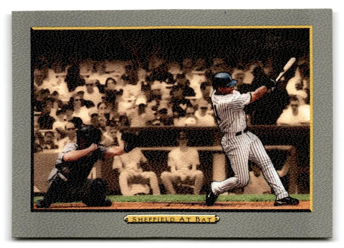 2005 Topps Turkey Red #44 Gary Sheffield At Bat - Baseball Card Single
