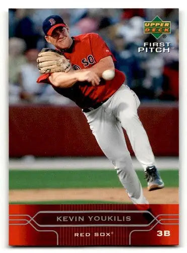 2005 Upper Deck First Pitch #31 Kevin Youkilis Boston Red Sox Baseba ID:59614 - Baseball Card Single