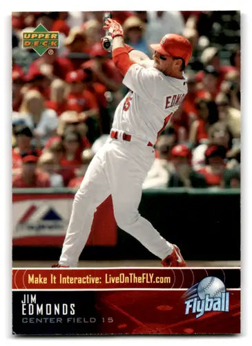 2005 Upper Deck Flyball #29 Jim Edmonds EX Excellent Cardinals ID:67228 - Baseball Card Single