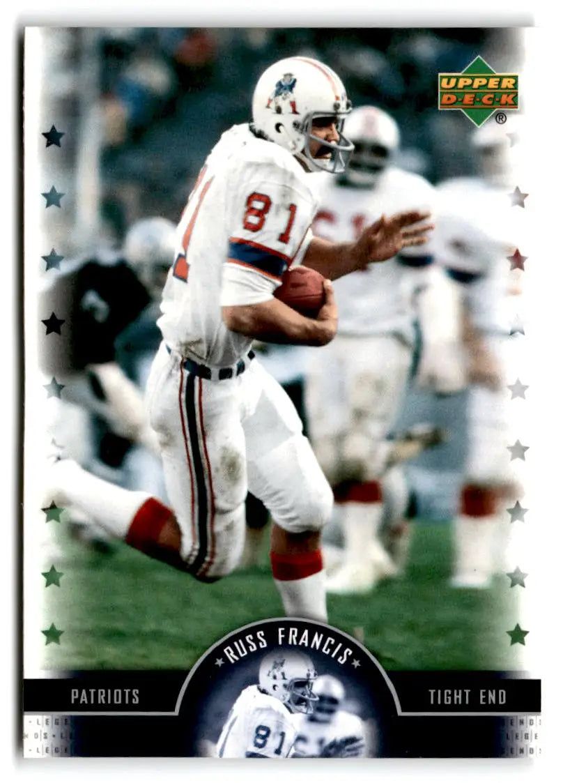 2005 Upper Deck Legends #5 Russ Francis - Football Card Single