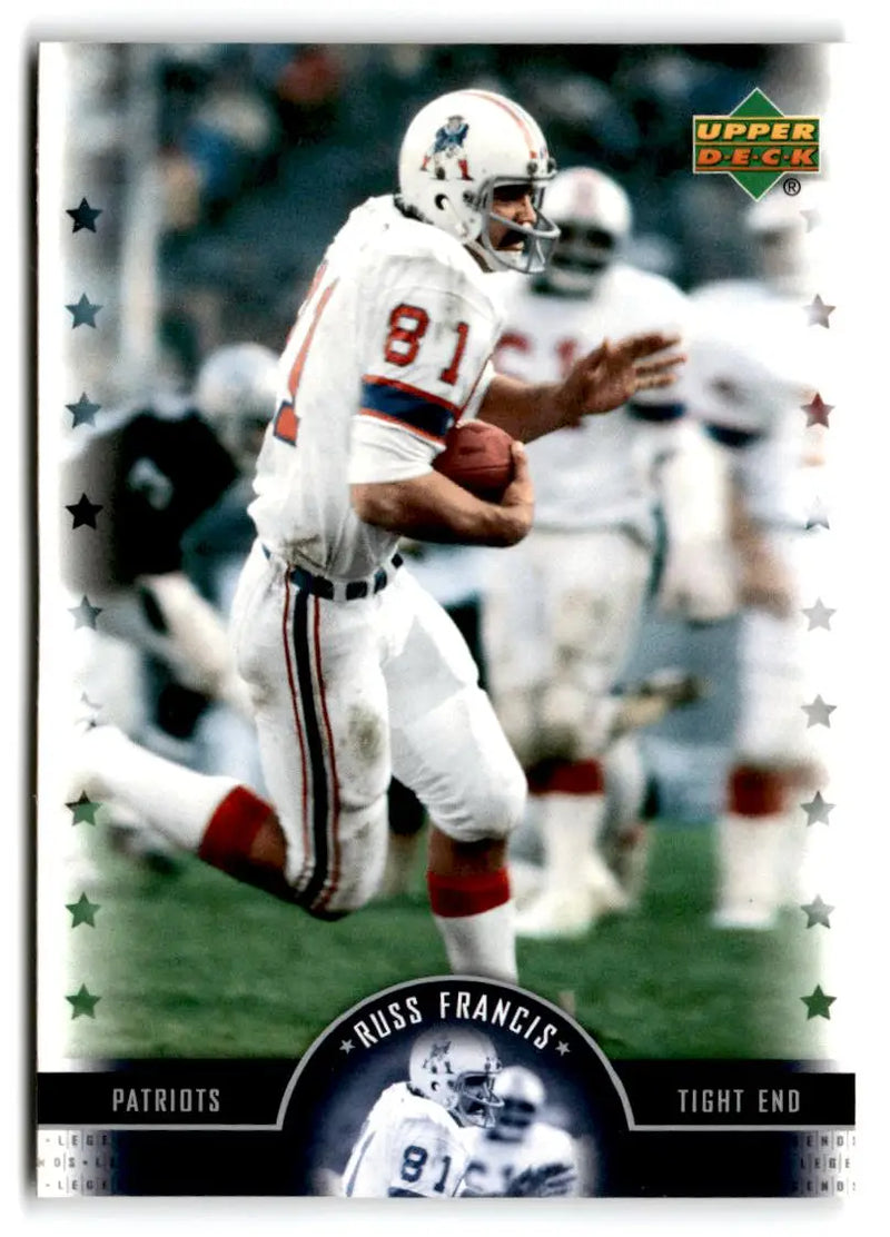 2005 Upper Deck Legends #5 Russ Francis - Football Card Single