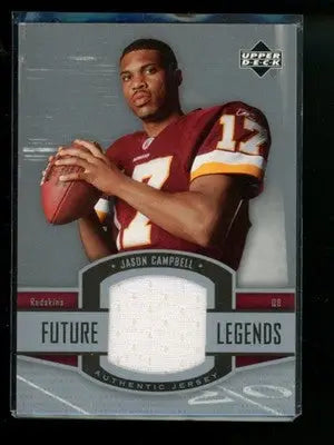 2005 Upper Deck NFL Legends Football Jason Campbell #FL-JC Authentic Jersey - Sports Memorabilia