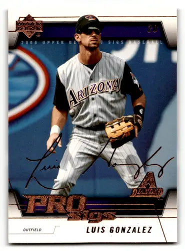2005 Upper Deck Pro Sigs #5 Luis Gonzalez NM-MT Diamondbacks ID:61409 - Baseball Card Single