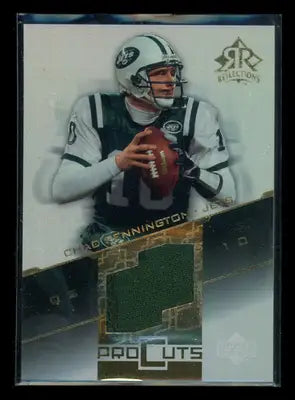2005 Upper Deck Reflections Pro Cuts Chad Pennington #PC-CH Game Used Jersey - Football Card Single