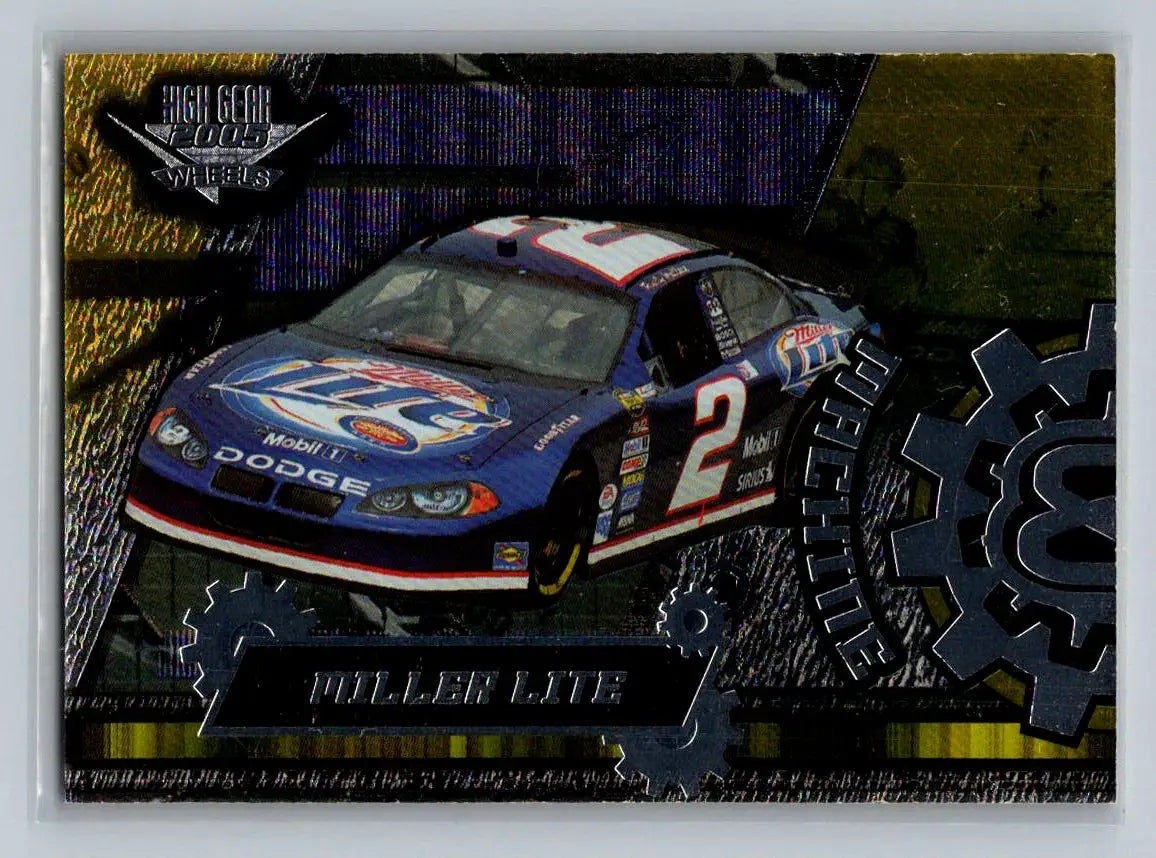2005 Wheels High Gear #MM 9B Rusty Wallace Machine Penske Racing South - Racing Card Single