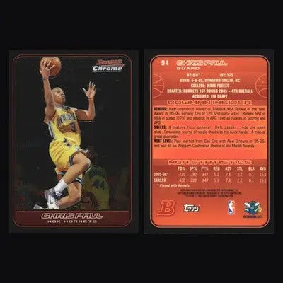 2006-07 Bowman Chrome Chris Paul #94 New Orleans Hornets - Basketball Card Single