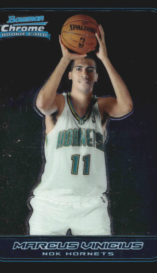 2006-07 Bowman Chrome Marcus Vinicius #117 RC New Orleans Hornets Rookie
