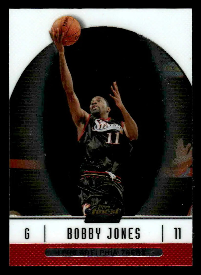 2006-07 Finest #80 Bobby Jones Base Philadelphia 76ers - Basketball Card Single