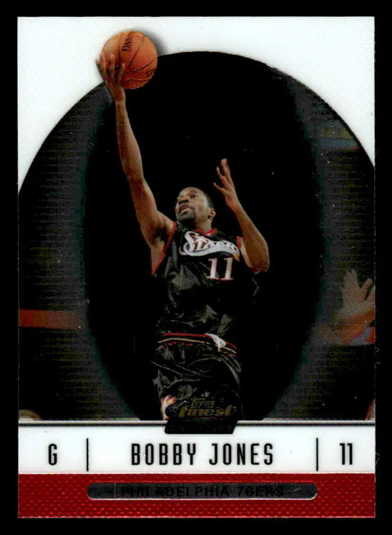 2006-07 Finest #80 Bobby Jones Base Philadelphia 76ers - Basketball Card Single
