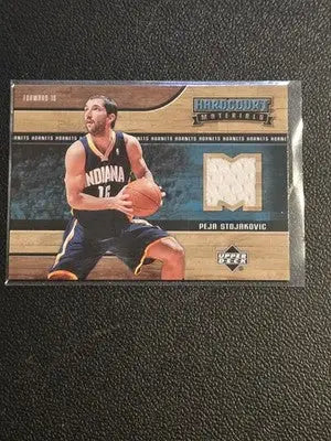 2006-07 Upper Deck Hardcourt #HM-PS Peja Stojakovic Materials - Basketball Card Single