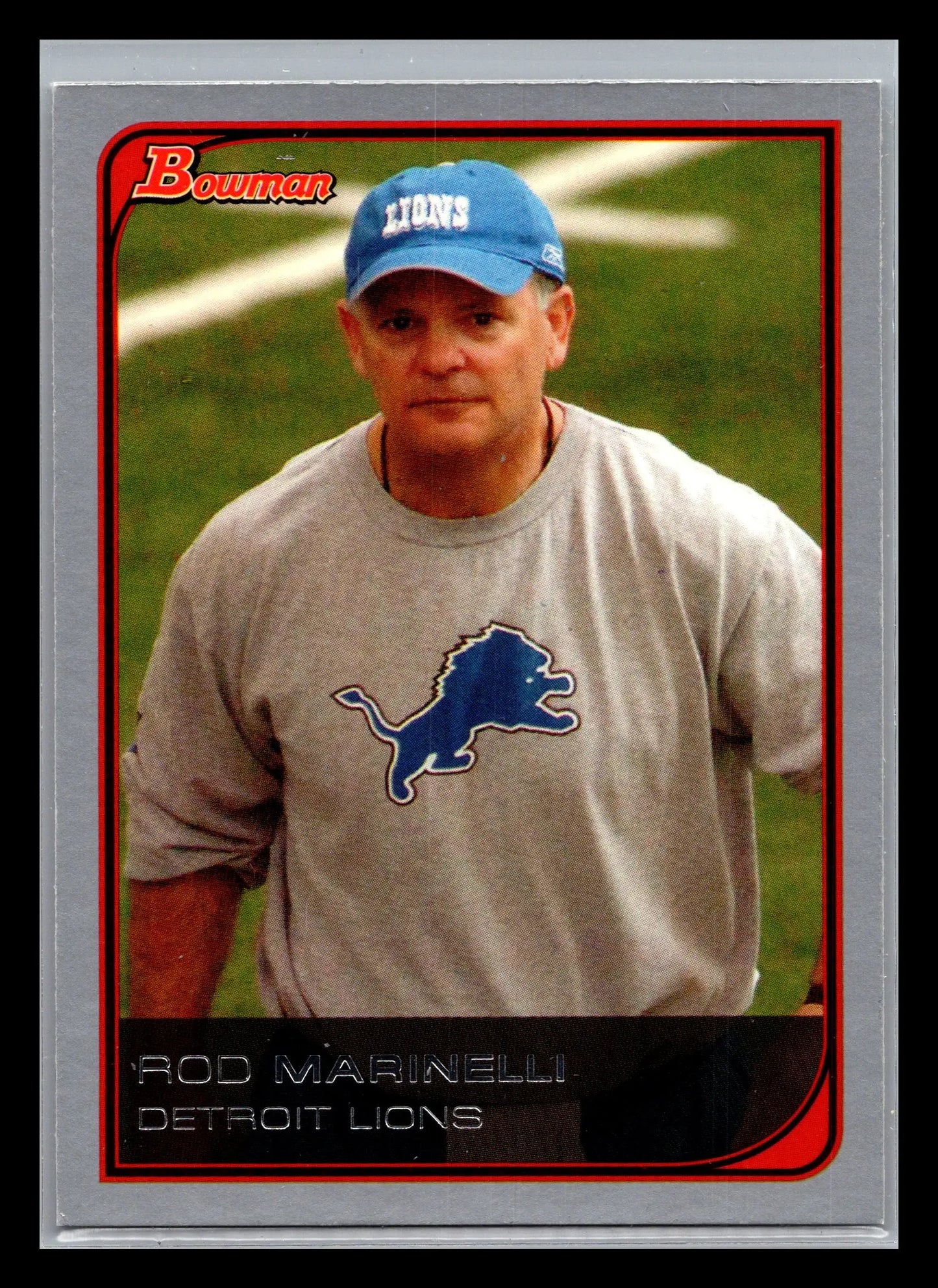 2006 Bowman #10 Rod Marinelli Detroit Lions