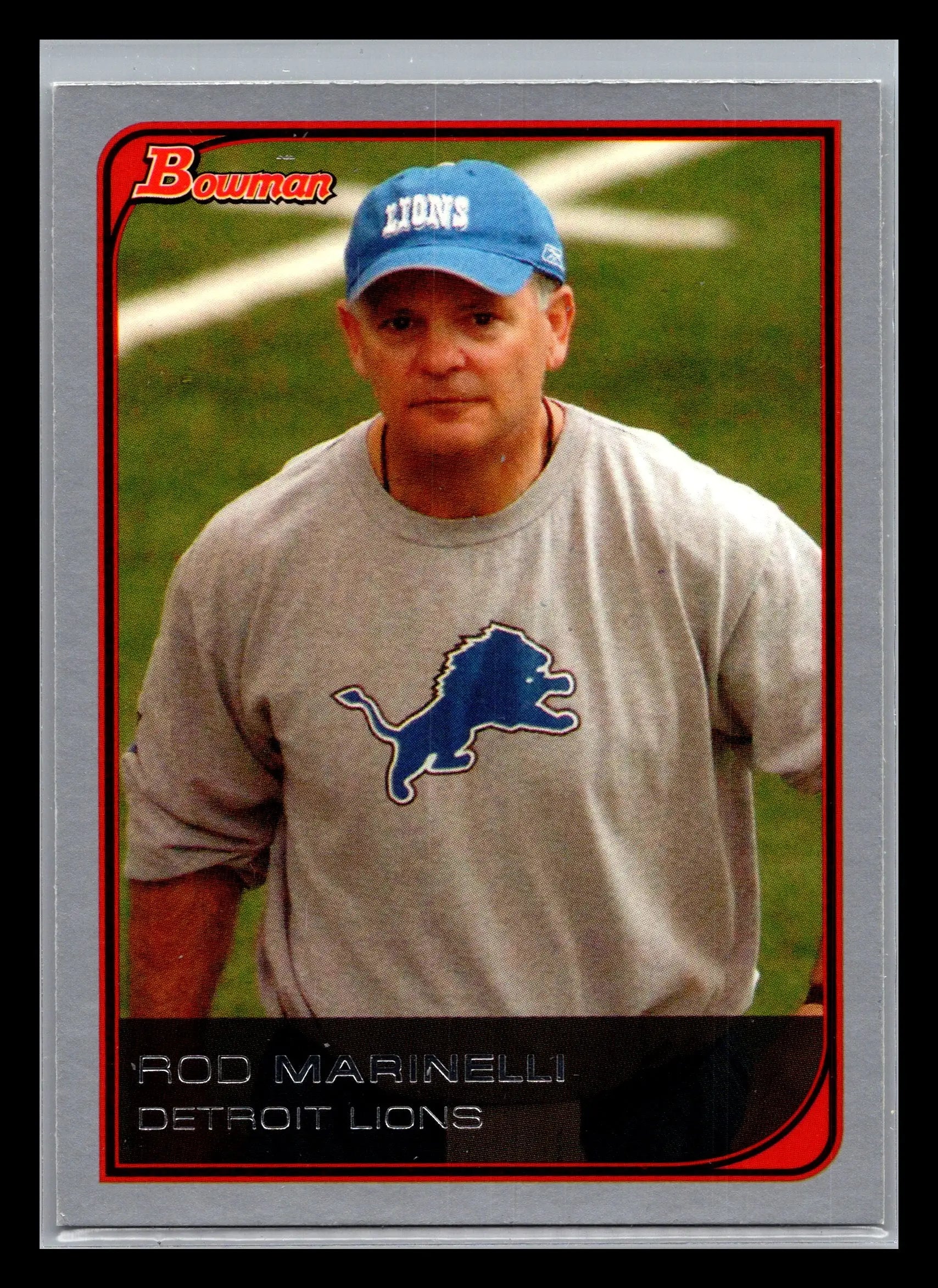 2006 Bowman #10 Rod Marinelli Detroit Lions