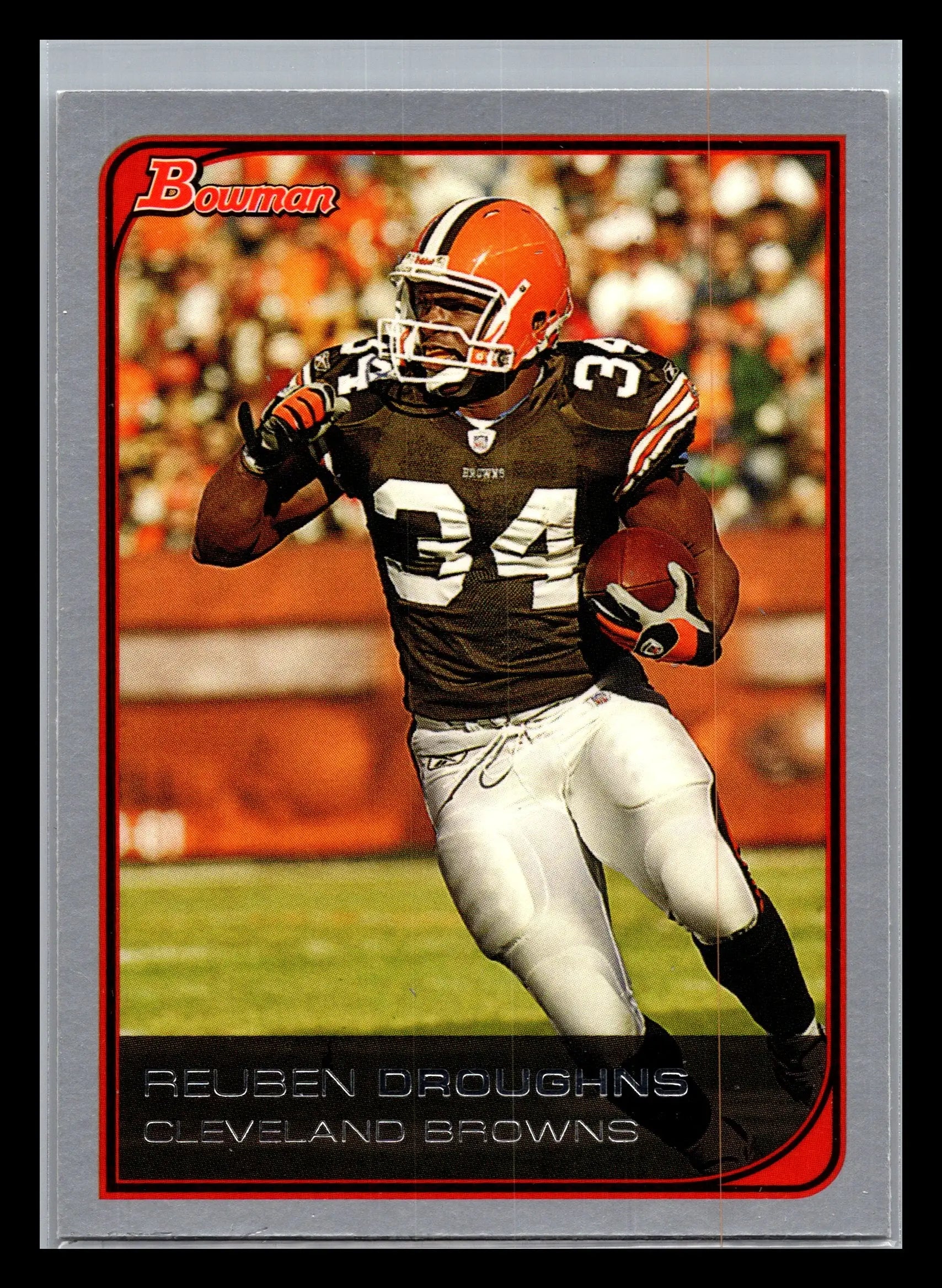 2006 Bowman #107 Reuben Droughns Cleveland Browns - Football Card Single