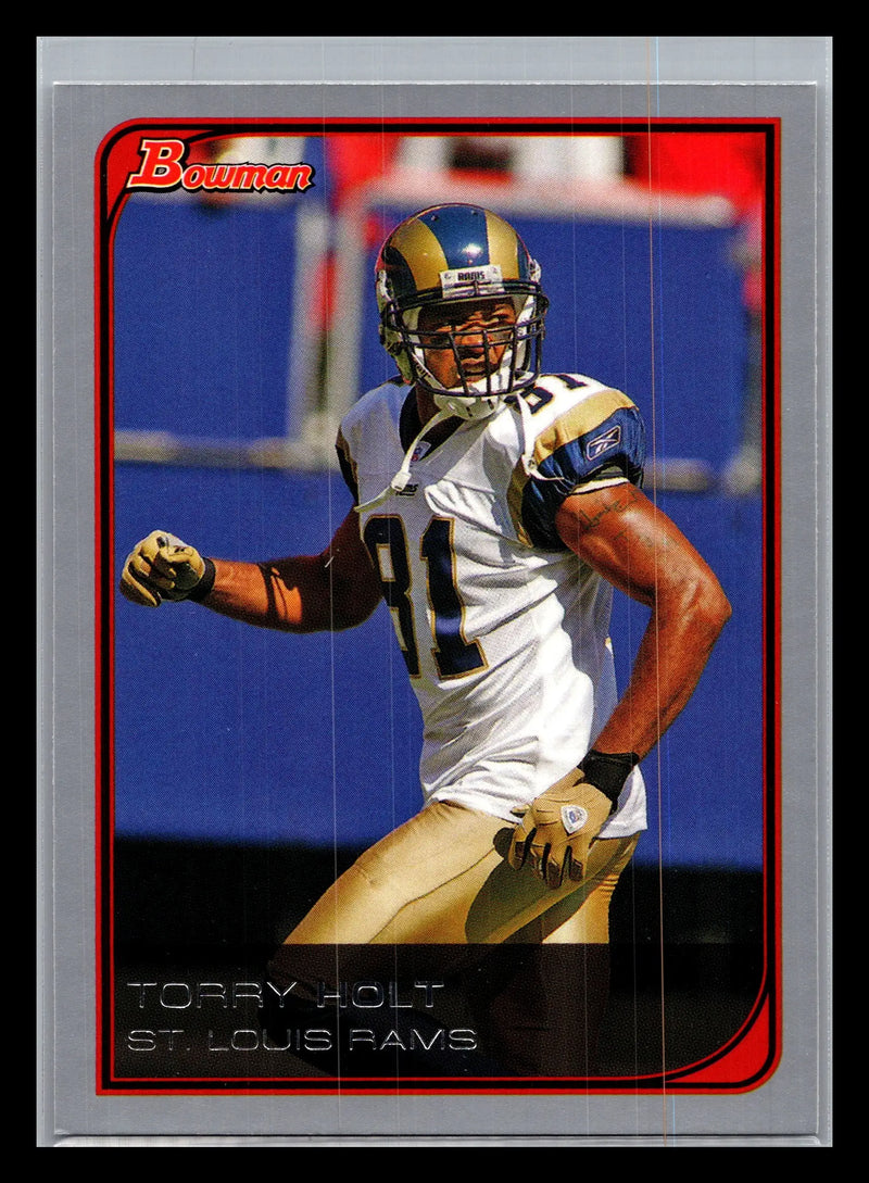 2006 Bowman #12 Torry Holt St. Louis Rams - Football Card Single
