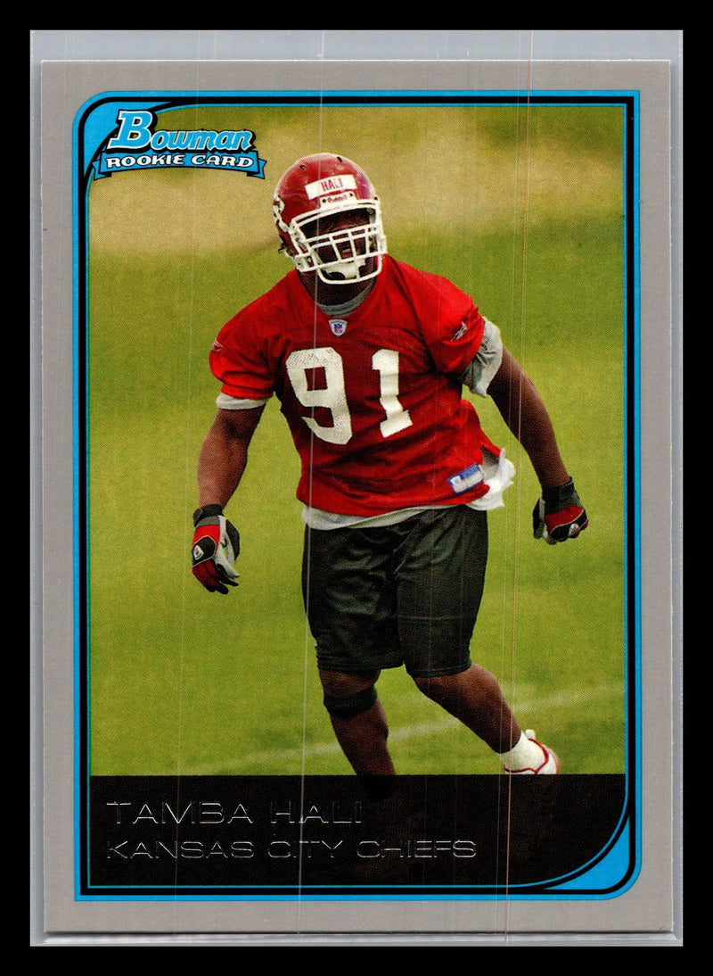 2006 Bowman #122 Tamba Hali Kansas City Chiefs Rookie - Football Card Single