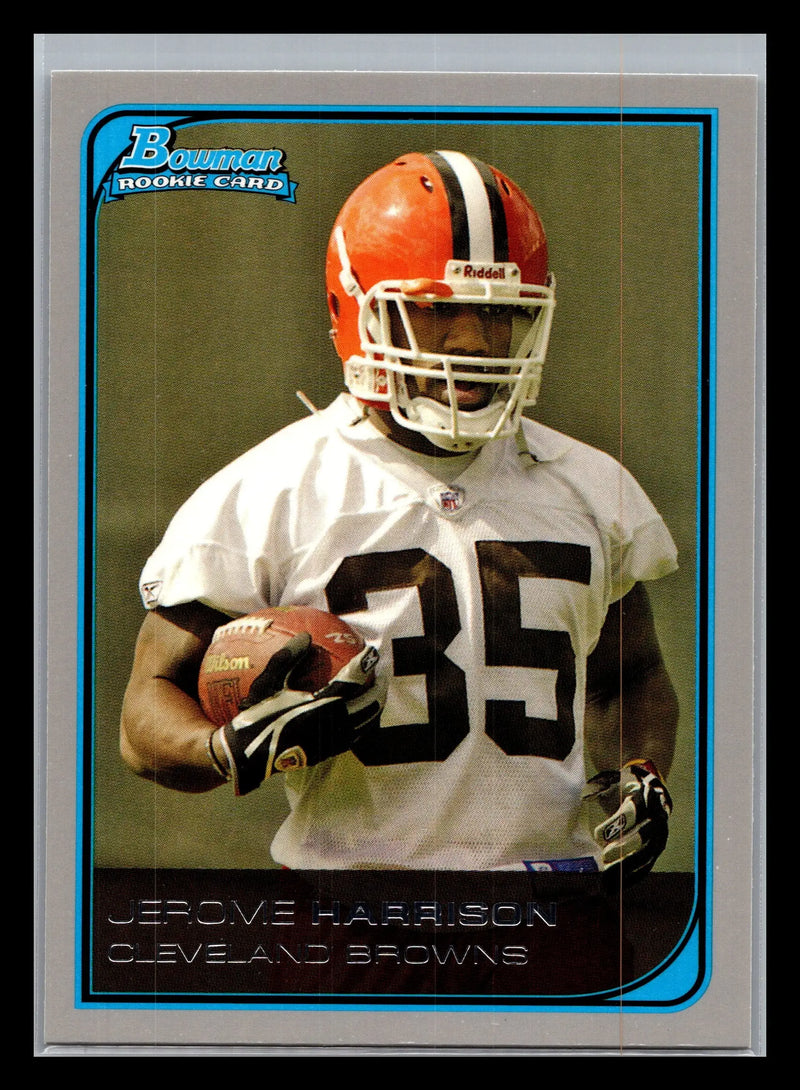 2006 Bowman #124 Jerome Harrison Cleveland Browns Rookie