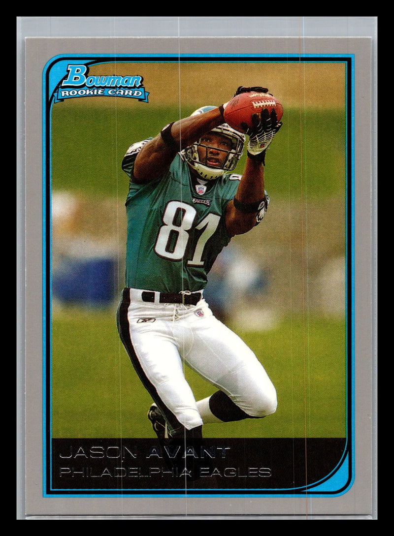 2006 Bowman #142 Jason Avant Philadelphia Eagles Rookie - Football Card Single