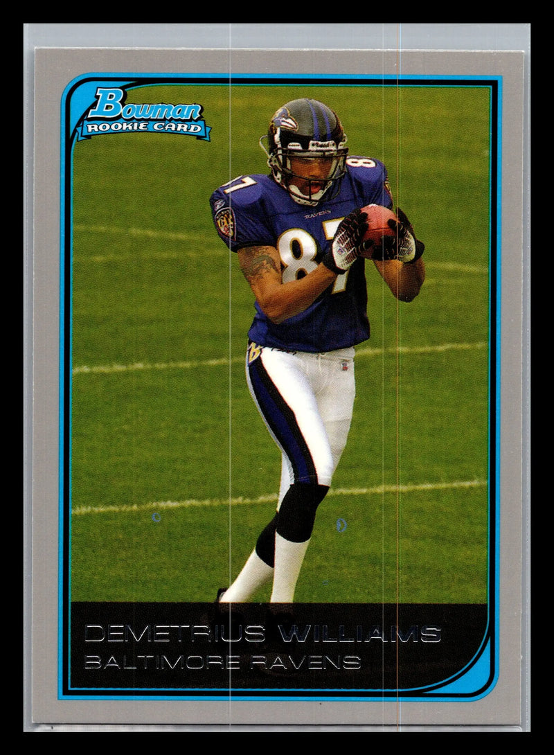 2006 Bowman #147 Demetrius Williams Baltimore Ravens Rookie - Football Card Single
