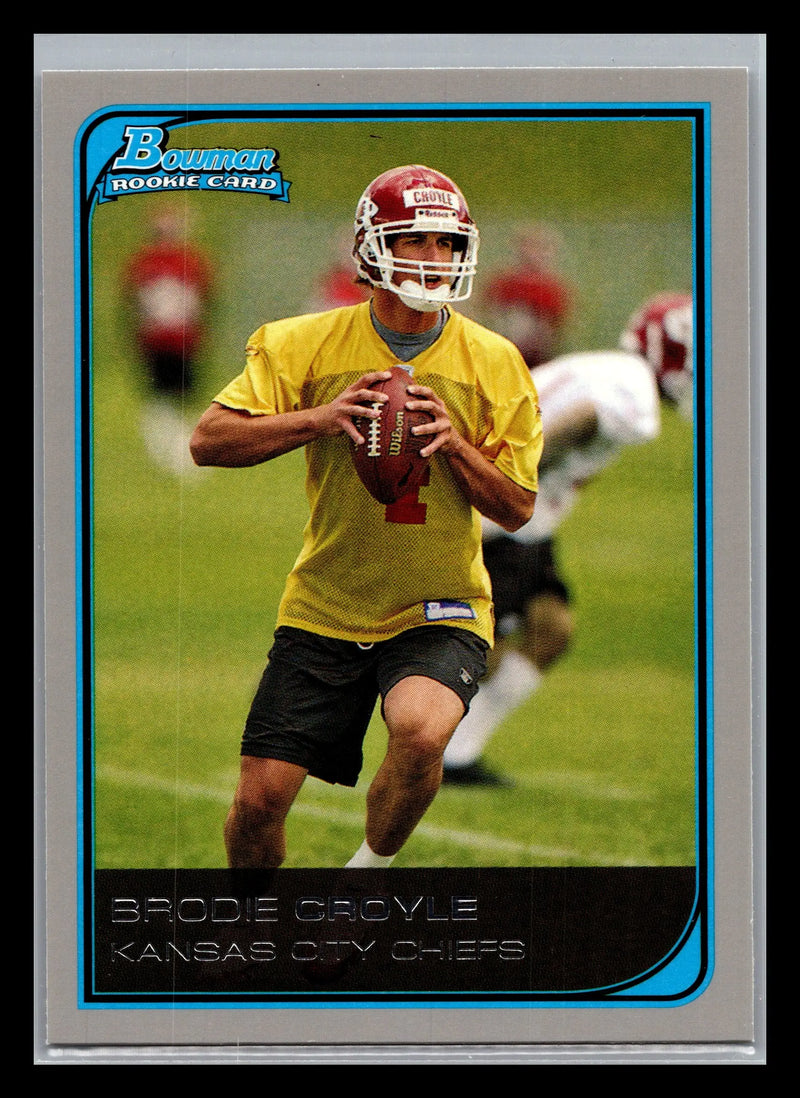 2006 Bowman #156 Brodie Croyle Kansas City Chiefs Rookie - Football Card Single
