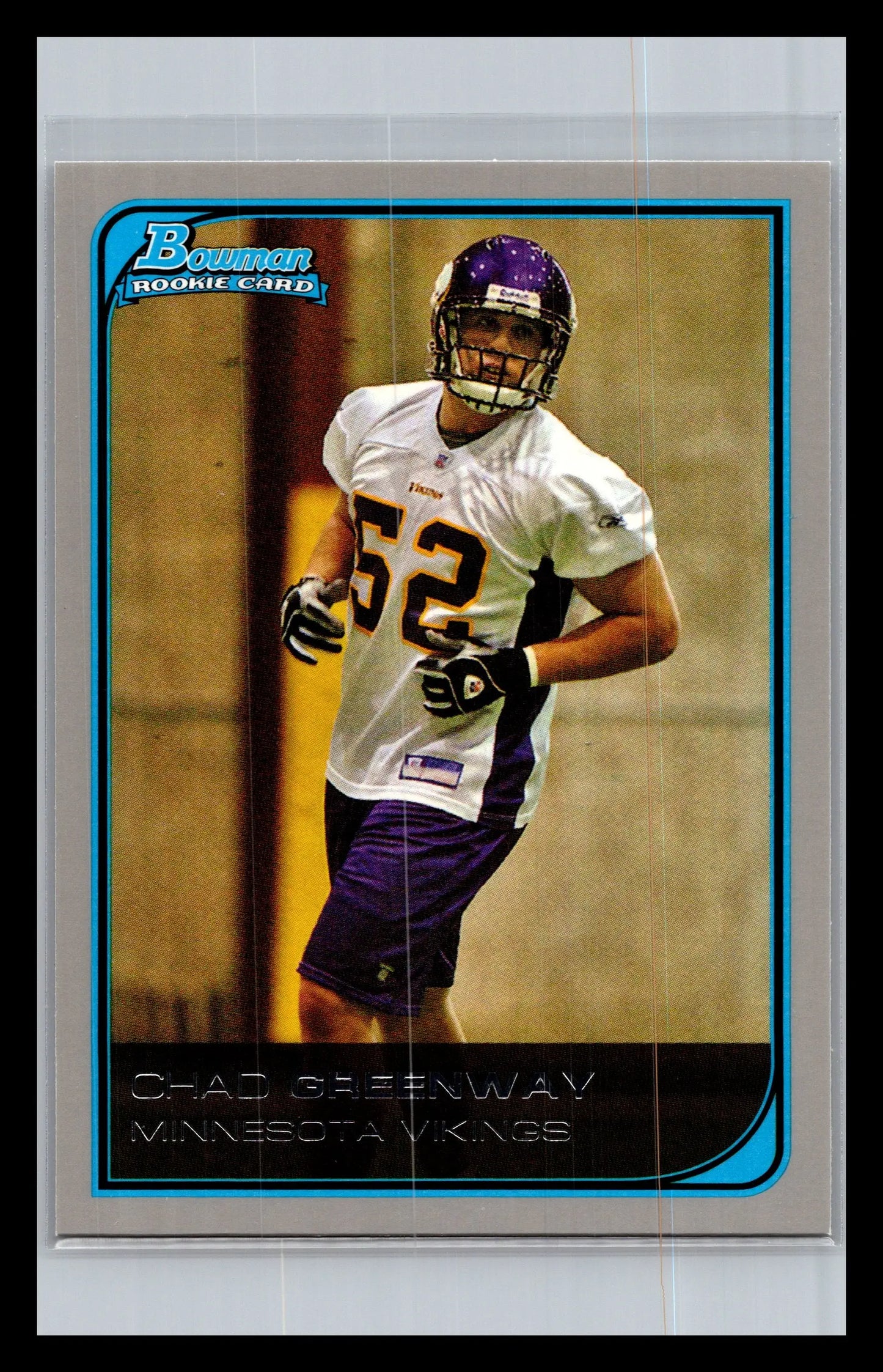 2006 Bowman #158 Chad Greenway Minnesota Vikings Rookie - Football Card Single